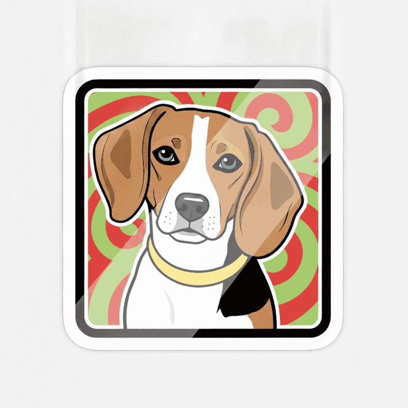 Make the ears even — Vinyl sticker